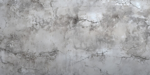 Grey cracked wall. Cement paint.