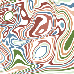 ABSTRACT ILLUSTRATION MARBLED TEXTURE LIQUIFY PSYCHEDELIC PASTEL SOFT COLORFUL DESIGN. OPTICAL ILLUSION BACKGROUND VECTOR DESIGN