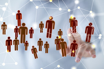 human social network and leadership as concept