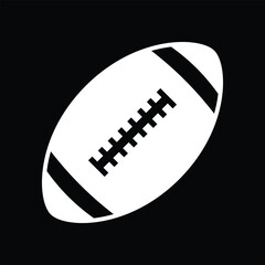 rugby ball icon 