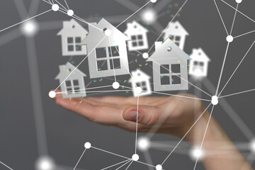 Model of the house and digital iot