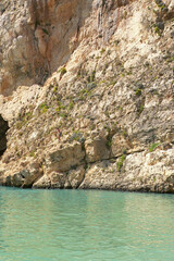 Fototapeta na wymiar Malta, przyroda, widoki, woda, morze, skały, pejzaż