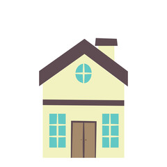 House flat illustration