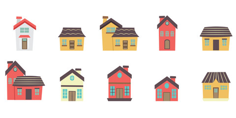 House flat illustration