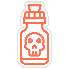 Poison Vector Icon Design Illustration