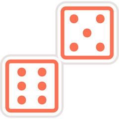 Dice Vector Icon Design Illustration