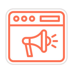 Web Promotion Vector Icon Design Illustration