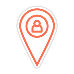 Location Vector Icon Design Illustration