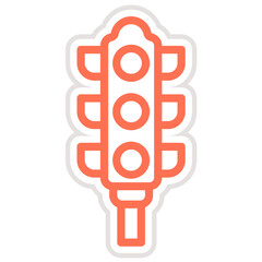 Traffic lights Vector Icon Design Illustration
