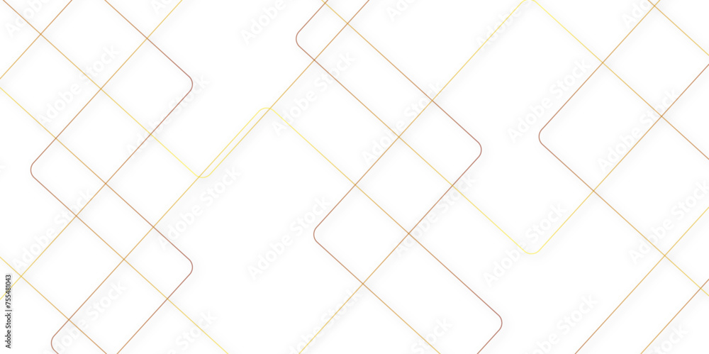 Poster Abstract seamless random geometric colorful square lines pattern on a transparent background design. abstract background with luxury colorful geometric random chaotic lines. squares and triangle line.