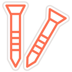 Nails Vector Icon Design Illustration