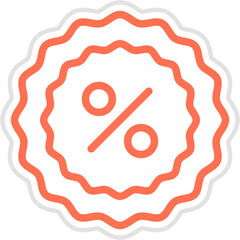 Discount Vector Icon Design Illustration