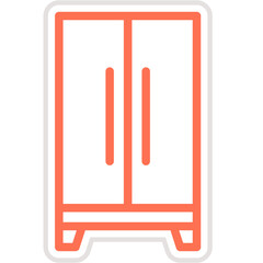 Fridge Vector Icon Design Illustration