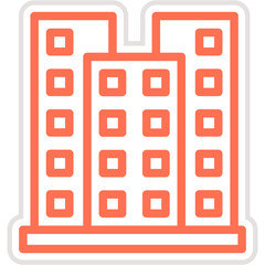 Skycraper Vector Icon Design Illustration