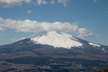 Fototapeta premium 晴天の富士山