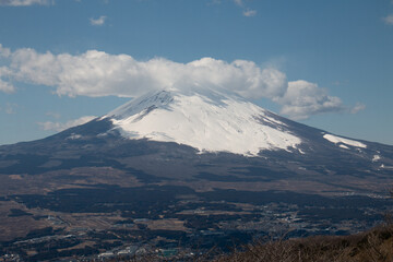 Fototapeta premium 晴天の富士山