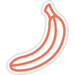 Banana Vector Icon Design Illustration