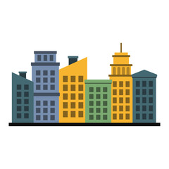 City Buildings Illustration