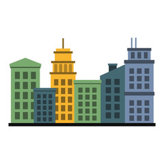 City Buildings Illustration