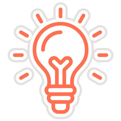 Light bulb Vector Icon Design Illustration