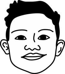 Person Face Doodle