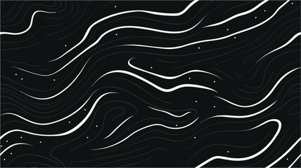 Wiggle lines compostition. Vector. Vector illustration. Wave pattern. Hand drawn background. Monochrome abstract background. Seamless.