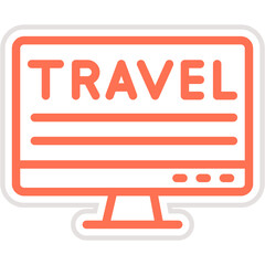 Travel Vector Icon Design Illustration