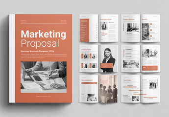 Marketing Proposal Template Design Layout