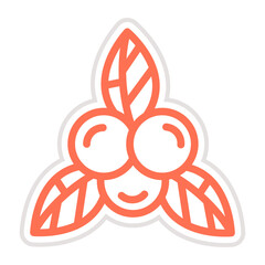 Berry Vector Icon Design Illustration
