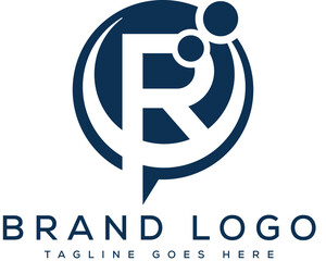 letter R logo design vector template design for brand.