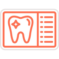 X Ray Vector Icon Design Illustration