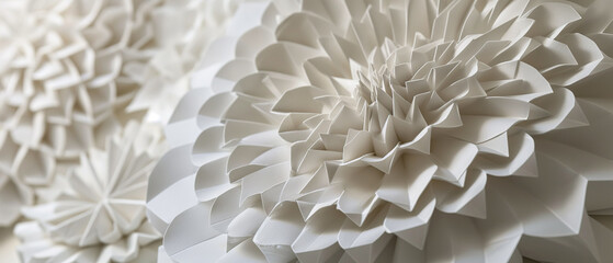 A display of paper craftsmanship, where each fold blooms into a mesmerizing geometric pattern