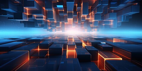 Fototapeta premium Abstract Business Background