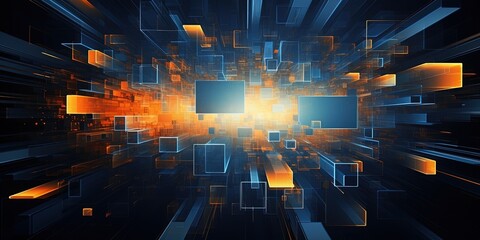Abstract High Tech Background