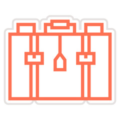 Obraz premium Suitcase Vector Icon Design Illustration