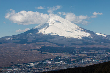 冬の富士山