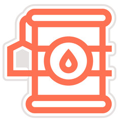 Fuel Price Discount Vector Icon Design Illustration