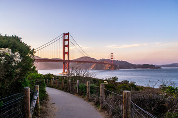 Golden Gate Bridge in San Francisco USA