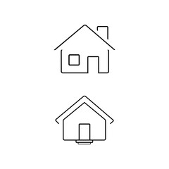 Houses icons set, Home icon. Home vector icon. Home web icon.