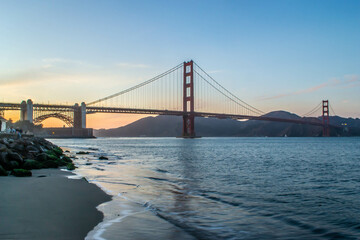 Fototapeta na wymiar Golden Gate Bridge in San Francisco USA