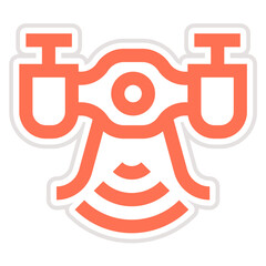 Drone Vector Icon Design Illustration
