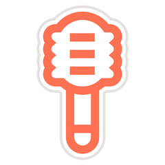 Brush Vector Icon Design Illustration