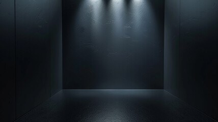 Abstract luxury minimalist gradient wallpaper in black