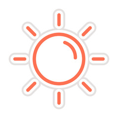 Sun Vector Icon Design Illustration
