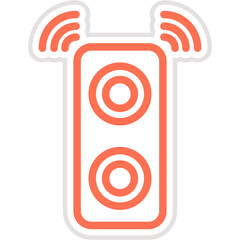 Speaker Vector Icon Design Illustration