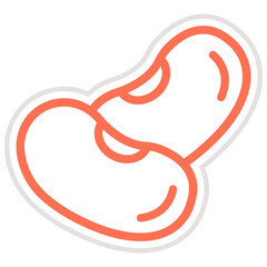 Beans Vector Icon Design Illustration