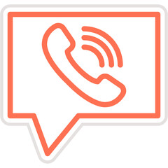 Contact us Vector Icon Design Illustration