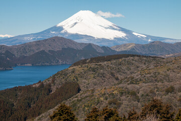 晴天の箱根と富士山