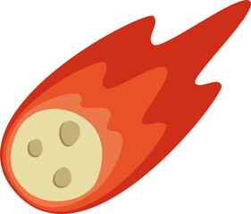 Flame Meteor Illustration © Shine Collections