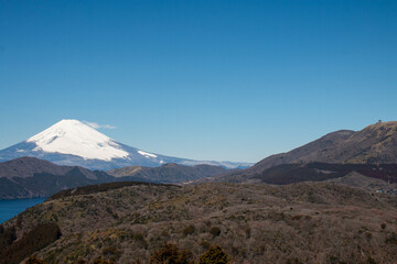Fototapeta na wymiar 晴天の富士山